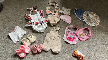 0-3 month Baby Girl clothes Bundle