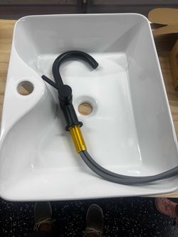Sink and faucet