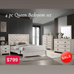 4 Pc Queen Bedroom Set 
