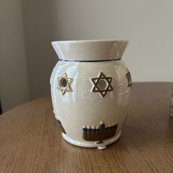 Yankee Candle Hanukkah Menorah/Star of David Tea Light Candle Holder