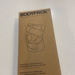 Bodyprox Knee Brace with Side Stabilizers & Patella Gel Pads for Knee Support