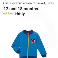 Girl's Disney RIversible Jacket
