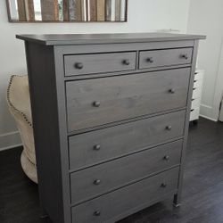Ikea Hemnes 6 Drawer Dark Gray Dresser
