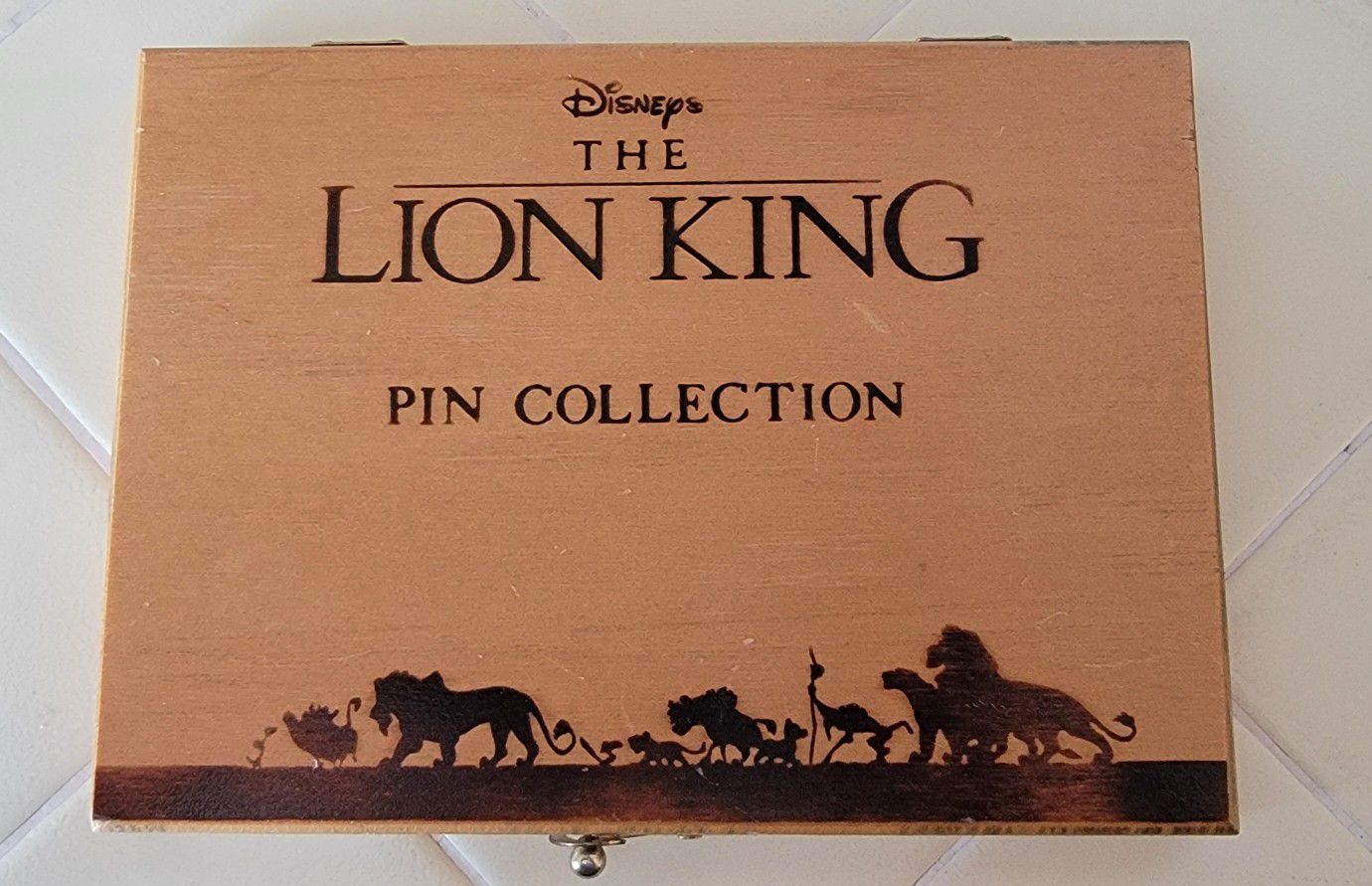 Vintage Disney The Lion King 6 Pin Collection W/ Original Box