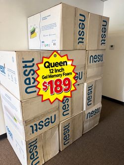 Nestl Queen 12-Inch Gel Memory Foam Mattress