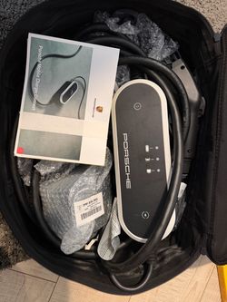 Car Porsche Mobile Charger Plus EV Charger – Complete Kit w/ Carrying Case