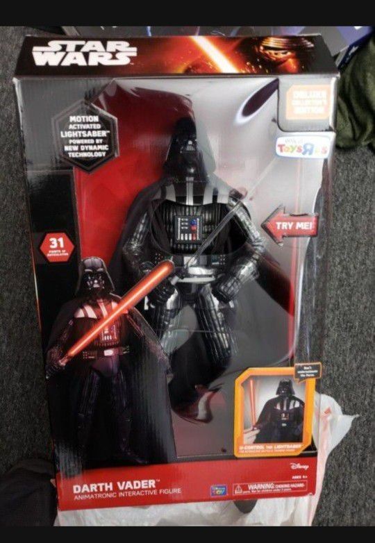 Darth Vader animatronic interactive figure toys r us exclusive