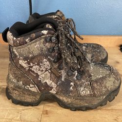 Youth Size 4 Camouflage Hiking Boots