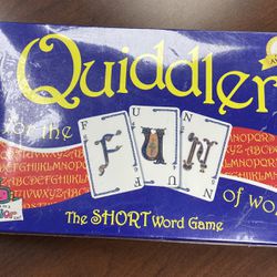 Quiddler For The Fun Of Words The Short Word Card Game New Sealed , Ships ASAP !