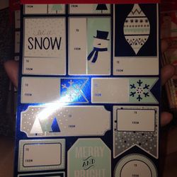 Peel and stick gift tags