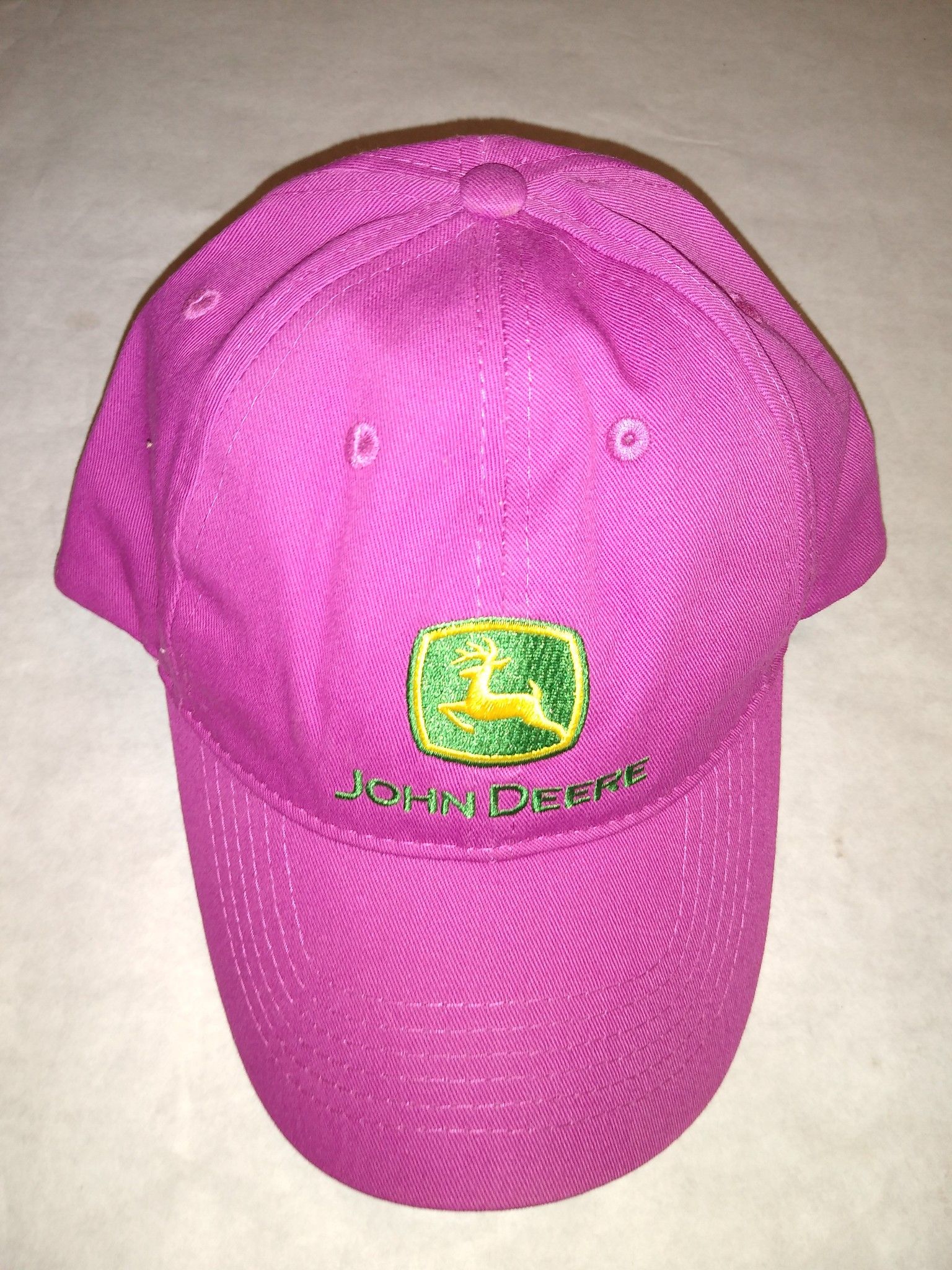 Women's Dark Pink John Deere Hat