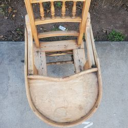 Antique Baby High-Chair