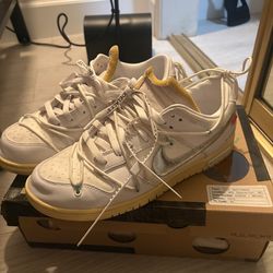Off White Lot 1/50 size 10 lightly worn