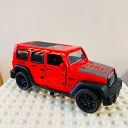 Red Jeep Wrangler Model Toy Replica| New Custom Toy Cars