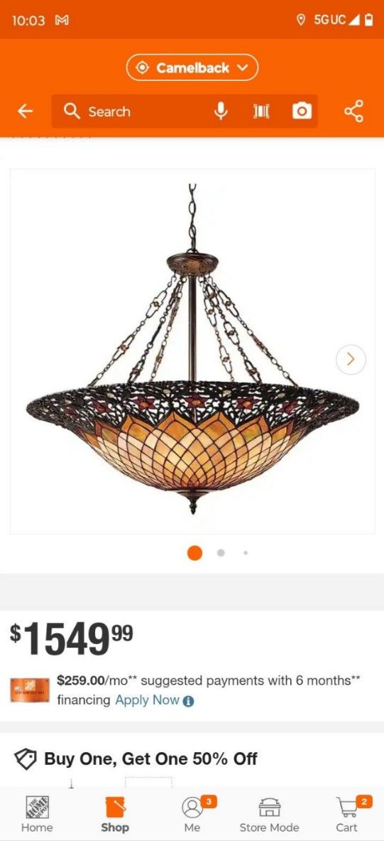 Quoizel
(Brand Rating: 4.6/5)
Adriana 6-Light Vintage Bronze Pendant
