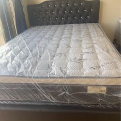 Queen Size Euro Pillow Top Mattress 