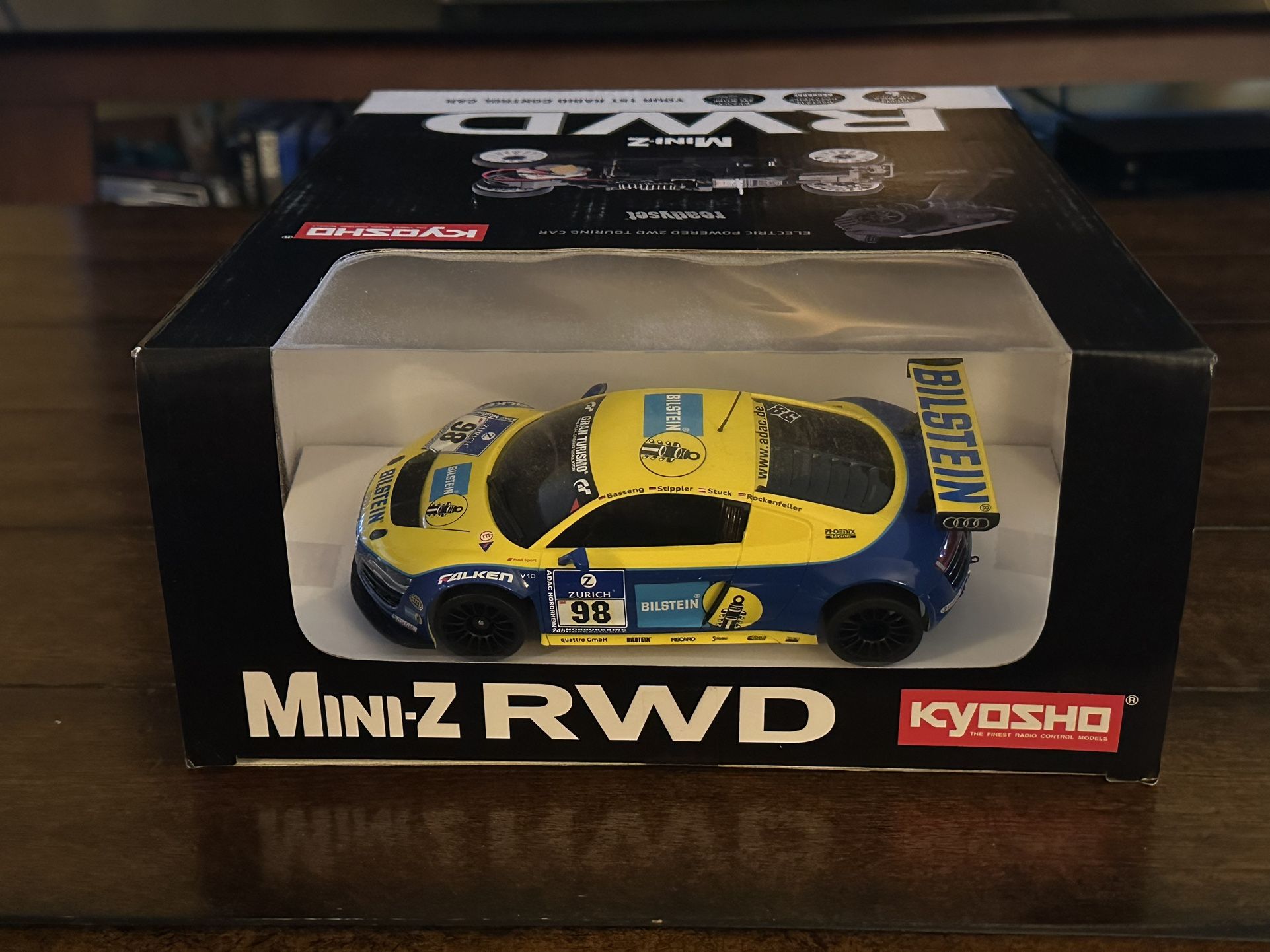 Kyosho Mini Z RWD, Audi R8, Brand New in the box, never opened.  $220