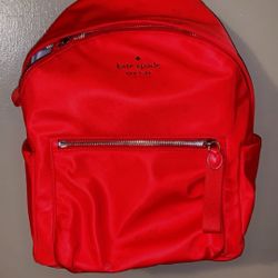 Kate Spade red backpack