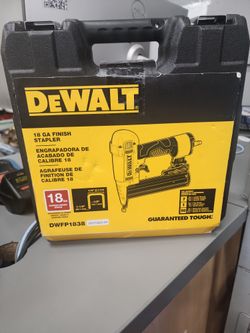 DeWalt 18G. Finish Stapler