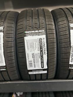 225-45R17 royal black brand new tires 🛞