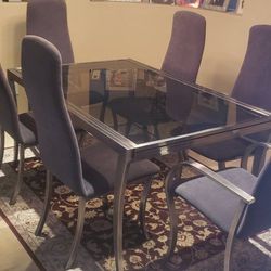 Glass Dining Room Table 