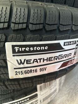 Brand new Firestone tires and 16 inch Rims
