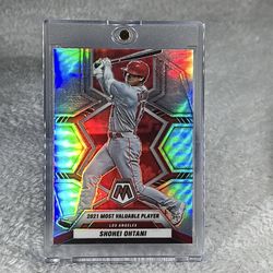 2022 Panini Mosaic Shohei Ohtani Silver Holo