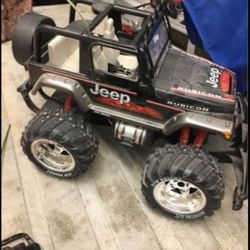 large jeep  rubicon r/c car 