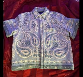 Amiri Tapestry Bandana Shirt