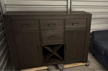 Dark Wood server/buffet table
