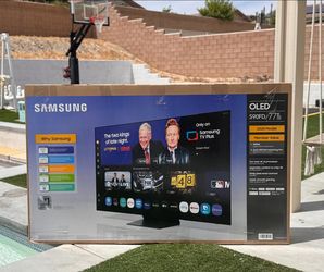 77S90F 77” Samsung smart 4k oled hdr tv