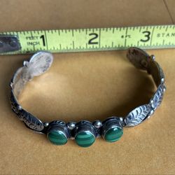 Vintage Sterling Turquoise Mexico Bracelet