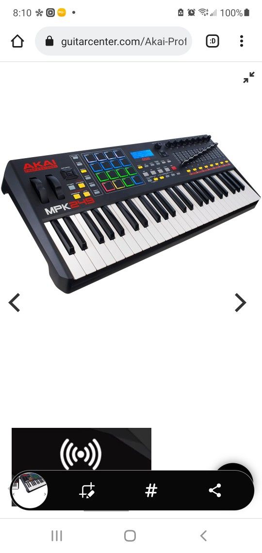 Akai Professional MPK249 49-key Keyboard Controller