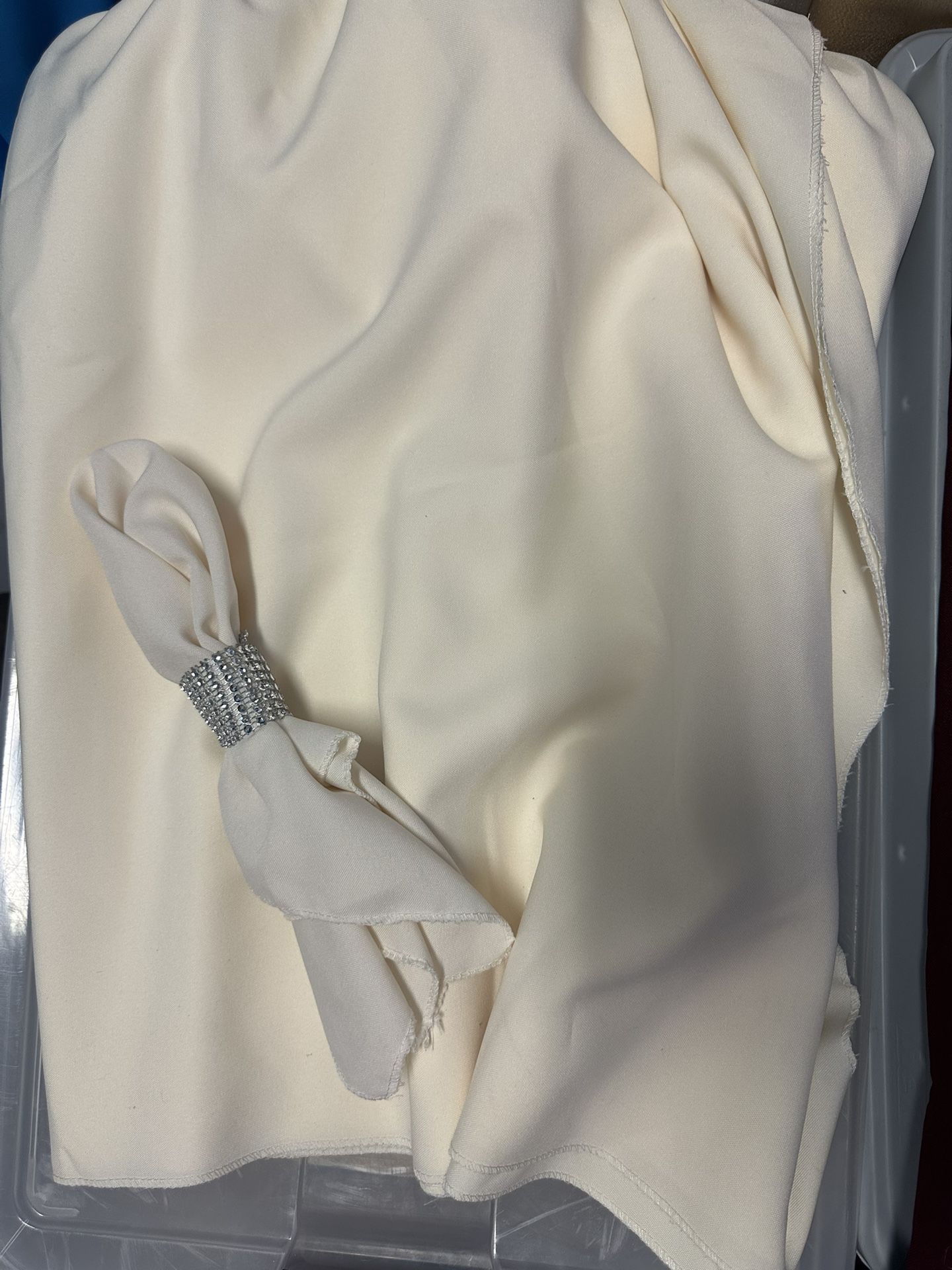 Cream Table Cloth Skirt