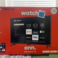 onn 32” Class HD (720P) LED Roku Smart Television