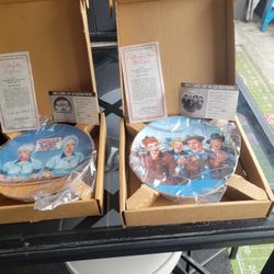 hamilton I LOVE LUCY plate collection.. 10 plates..