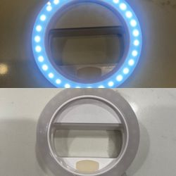Portable Mini Clip-on Ring Light, 3.5 Inches Diameter 