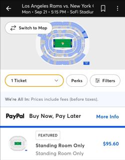 Rams vs Giants home opener