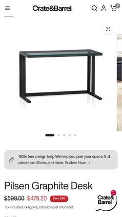 Crate and Barrel  Pilsen desk