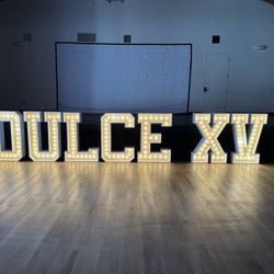 Marquee Light Up Letters