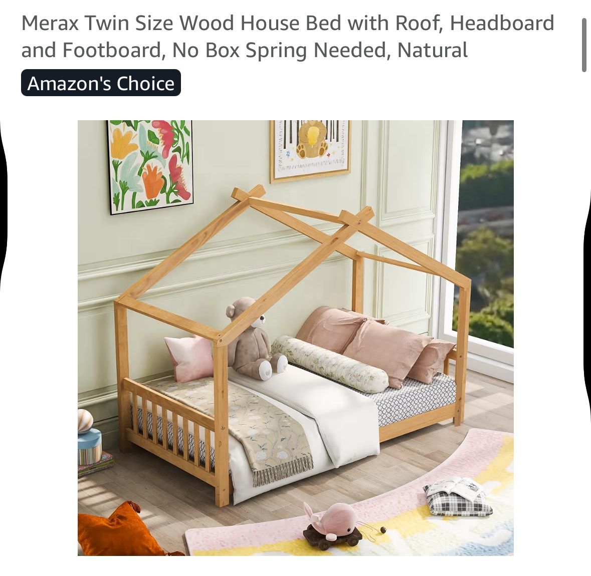 Twin Wooden Bed Frame 