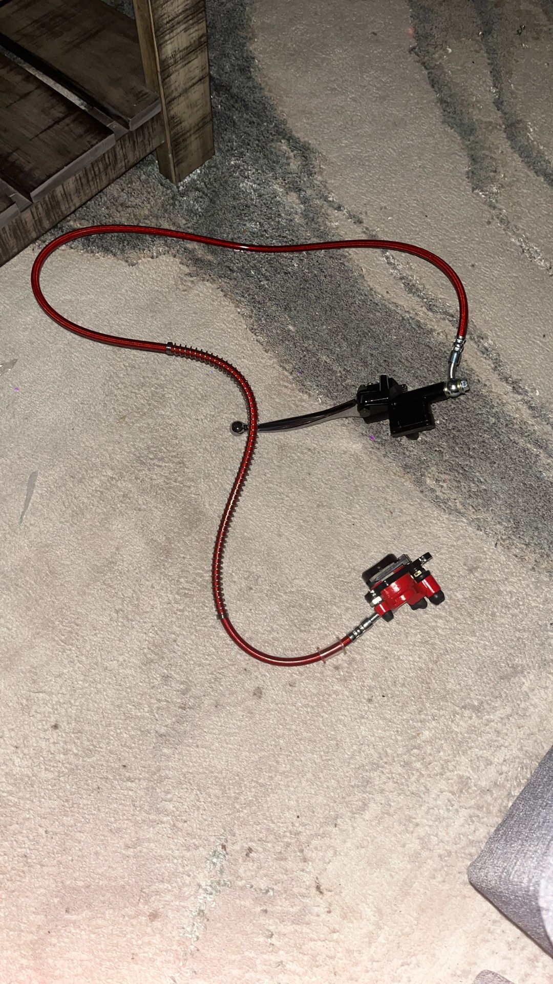 YOXUFA Mini Bike Hydraulic Disc Brake Caliper Kit, Used For 212cc, 224cc, 79cc, And 97cc.