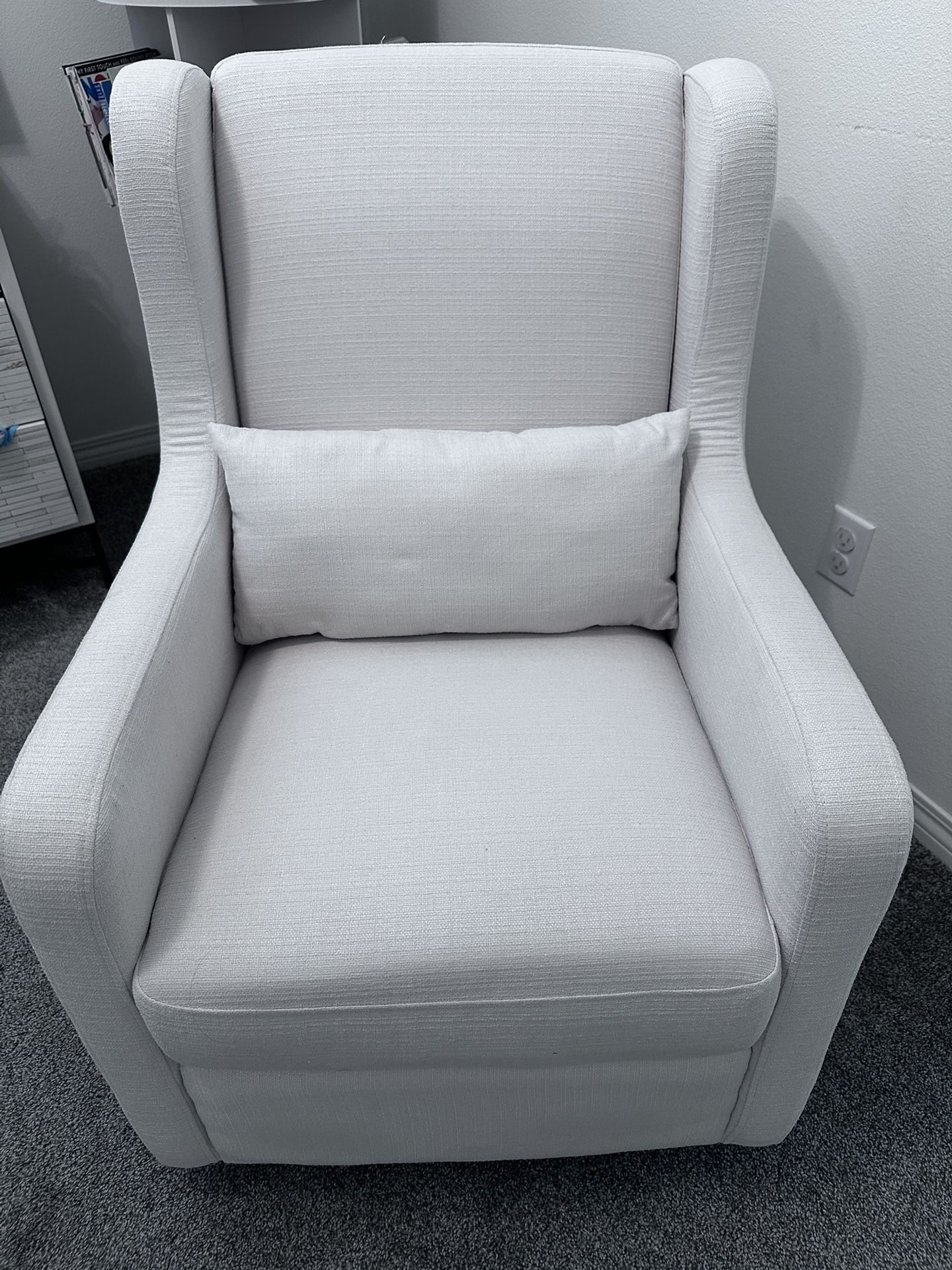 Carter's By DaVinci Adrian Swivel Glider Rocking Chair With Ottoman