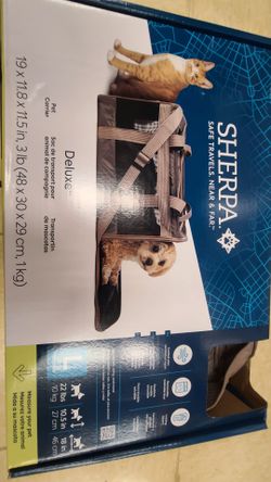 Sherpa Large Deluxe Pet Carrier Guaranteed on Board