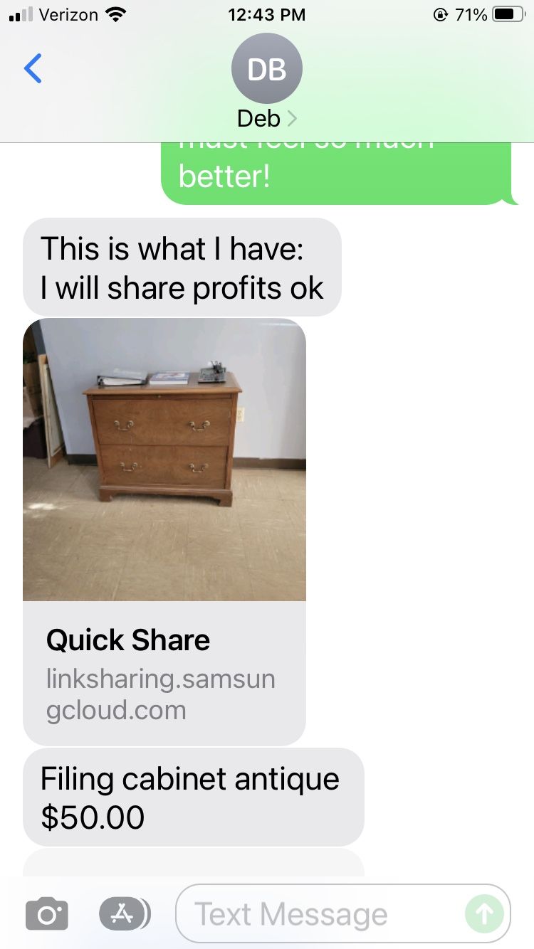 Antique Filing Cabinet