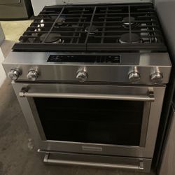 Kitchen Aid 5 Burner Stove With Oven