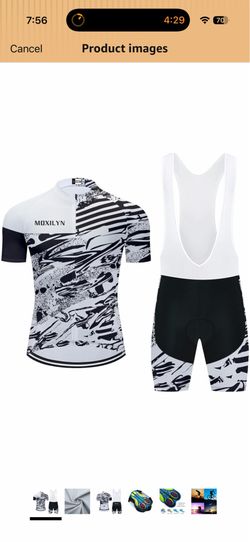 Brand new Mens Cycling Jersey MTB Clothes Cycling Kit Bike Shirts and Cycling Bibs Short with 20D Gel Pad Biking Clothing Set