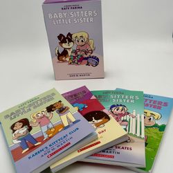 Baby-Sitters Little Sister Graphix #1-4 Box Set- Very good condition