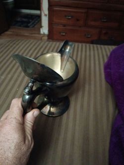 vintage silver-plated teapot or coffee pot,