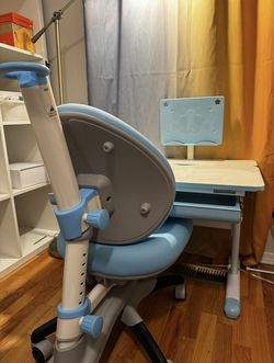 Height Adjustable Kid Desk And Chair (age 2-12)